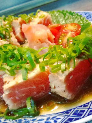 Tataki de salmon