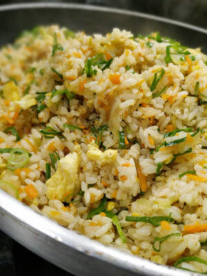 Yakimeshi vegetariano